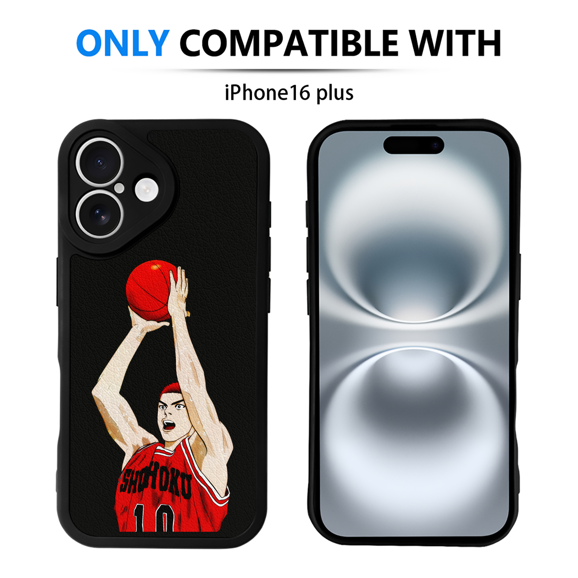 （画像用） SLAM DUNK／スラムダンク 【iPhone 16シリーズ対応】シリコンスマホケース（レザー調） 材質：シリコン